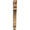 Ekena Millwork Olympic Craftsman Rough Sawn Bracket, Western Red Cedar, 4"W x 32"D x 38"H BKT04X32X38OLY04RWR - alternate 4